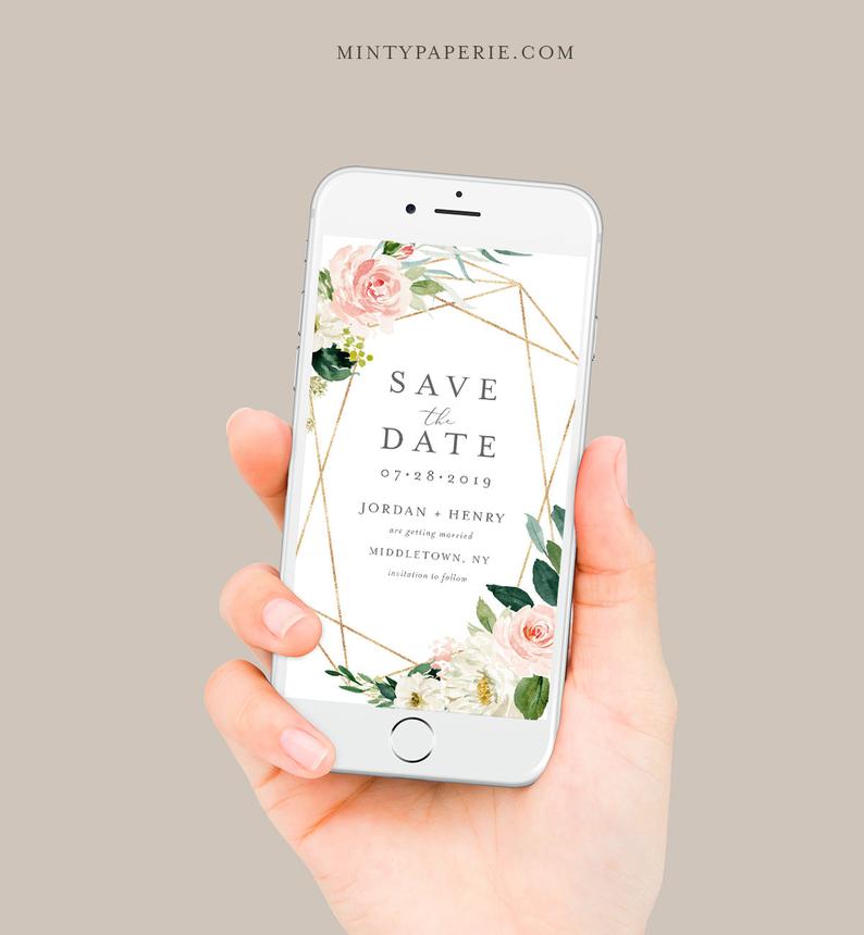 save the date digital mariage
