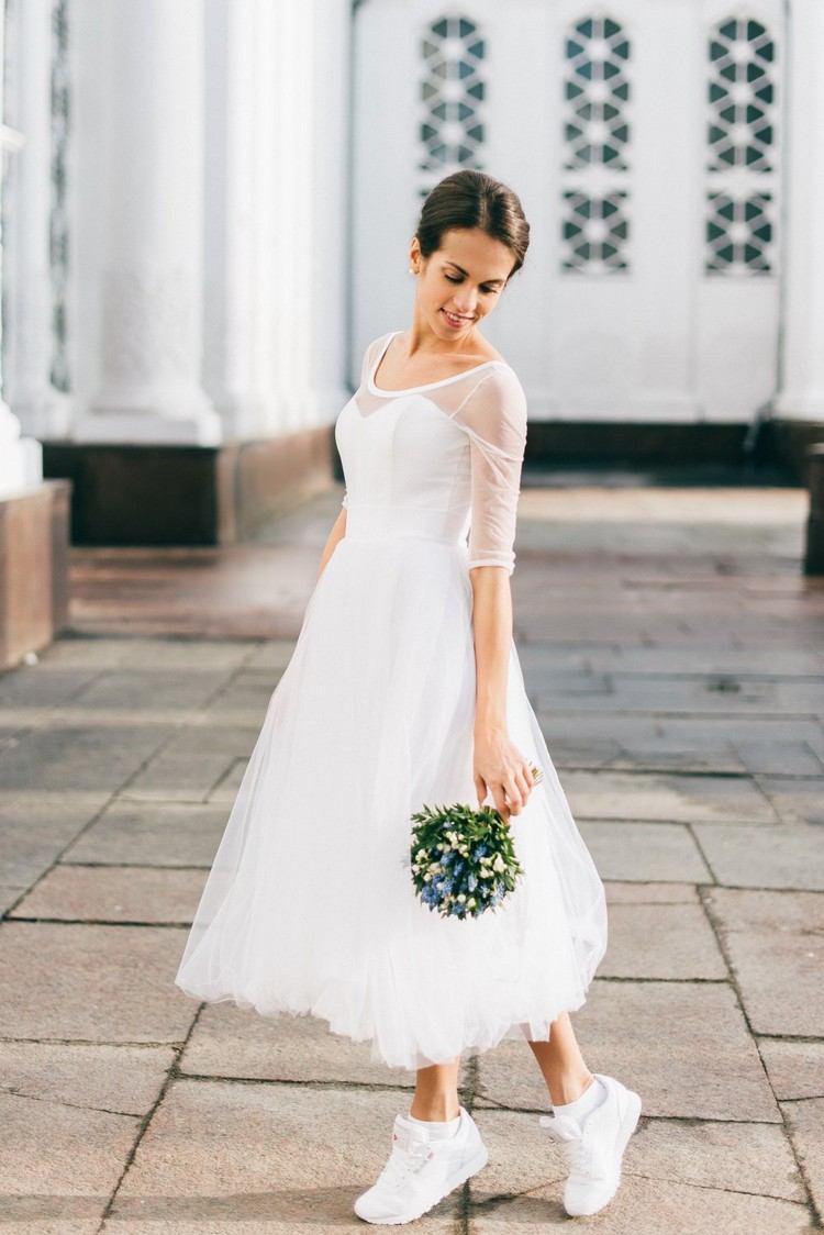 Basket blanche 2025 femme mariage