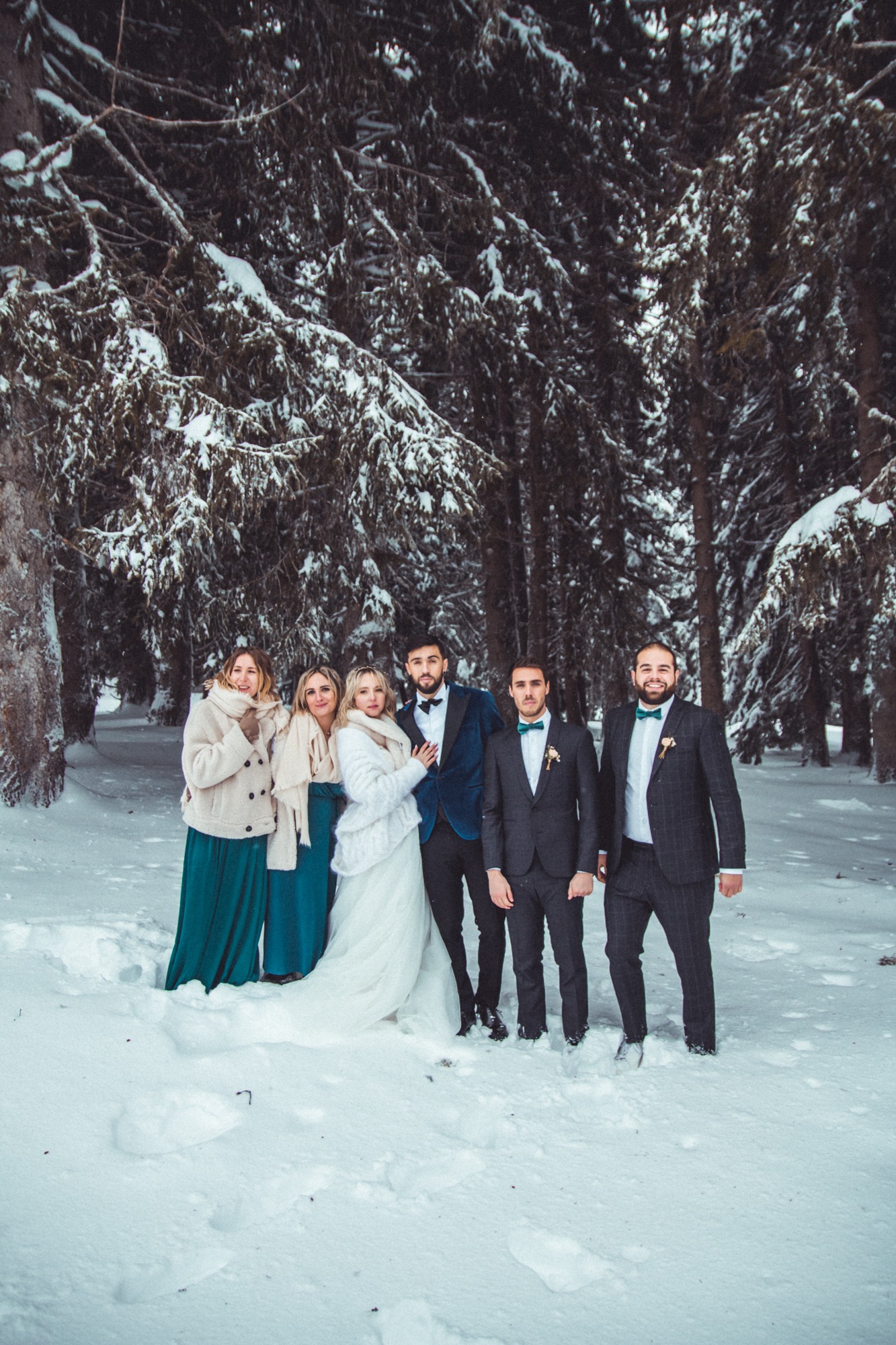 Mariage d'hiver : fugue amoureuse à la neige - les moments m - wedding planner lyon