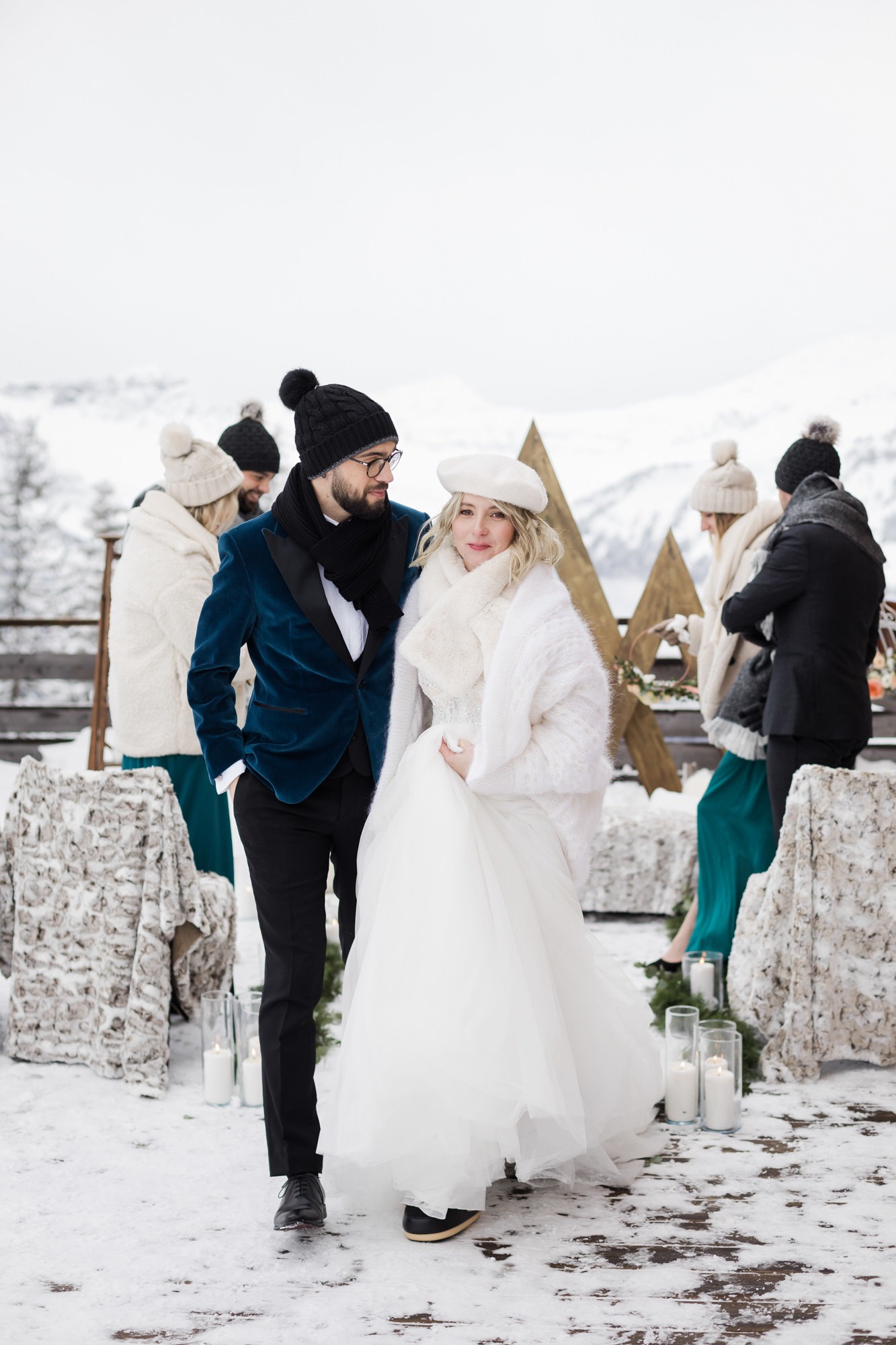wedding planner lyon mariage hiver - les moments m