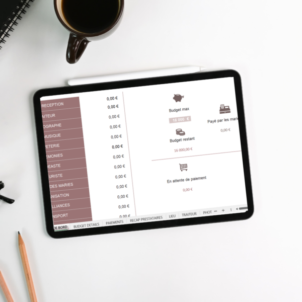 Wedding Budget Tracker